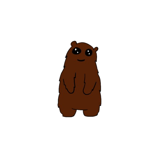 Brown bear mascot